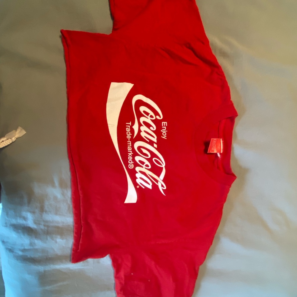 Cropped Coca Cola Tee